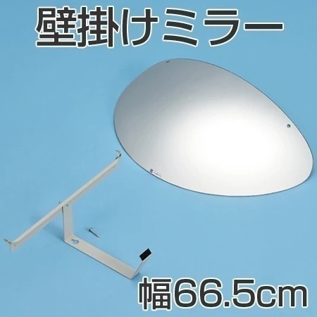 壁掛けミラー 屋内用 ラミ アクリル製 幅66.5cm 法人限定