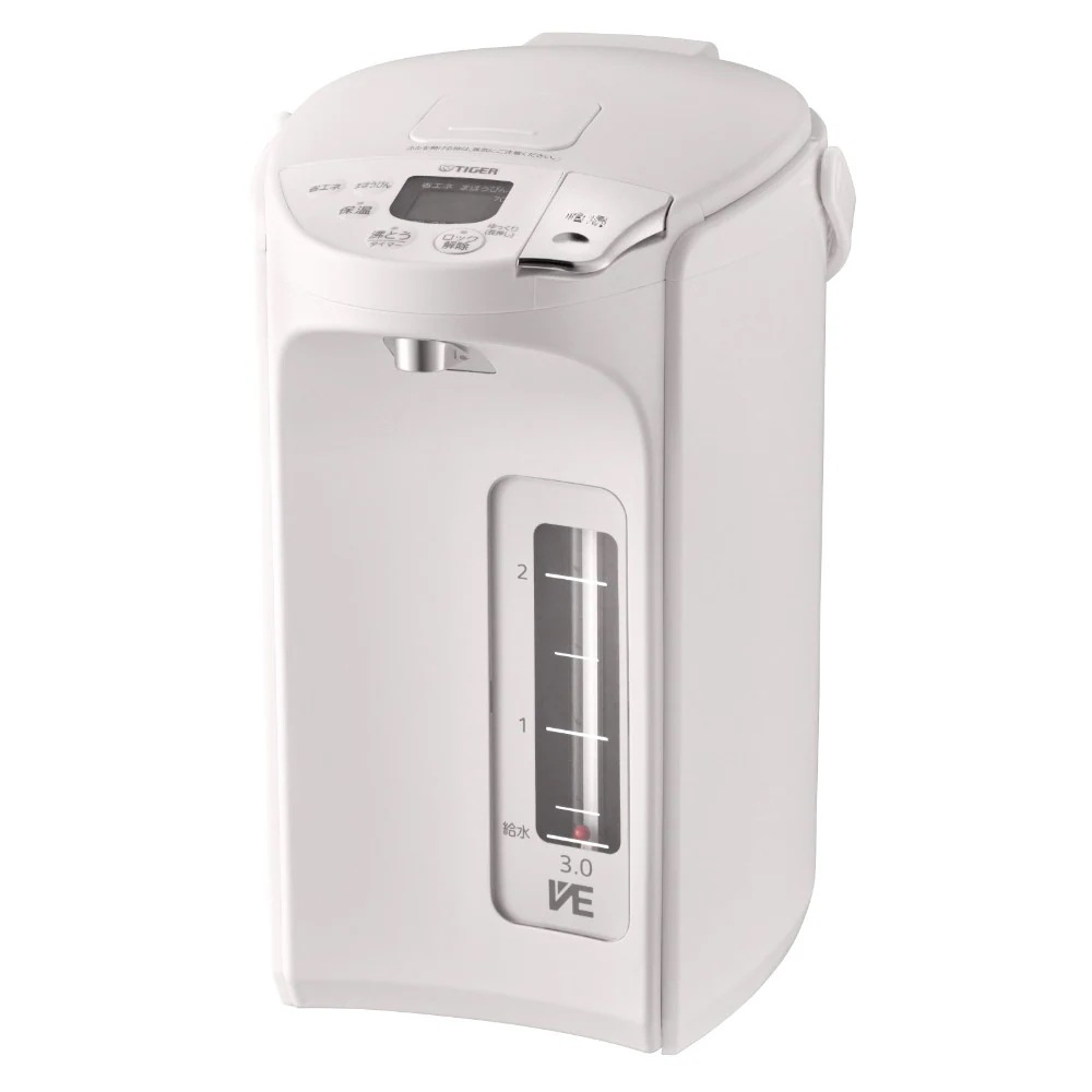 タイガー魔法瓶 蒸気レスVE電気まほうびん とく子さん 3.0L アーバンホワイト PIP-G300WE
