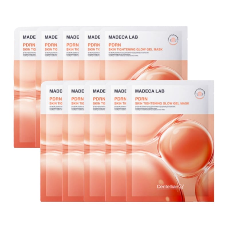 [MADECA LAB] PDRN スキンタイトニング グローゲルマスク 10枚