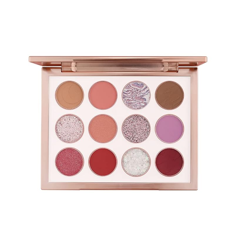 Hexze 12色 アイシャドウパレット プロアイ パレット アイプランナーパレット メイクパレット 高発色 持続する #02