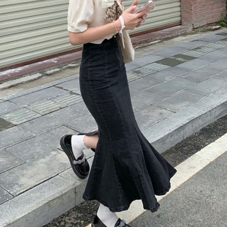 スカート ロングスカート ロング ロング丈 マキシ マキシ丈 タイト マーメイド 綿 かわいい 大人可愛い きれいめ カジュアル おしゃれ お洒落 大人女子 こなれ感 主役級 存在感 フェミニン