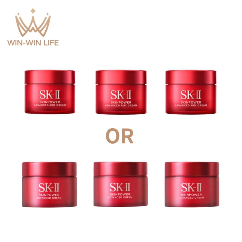 3個セット スキンパワー アドバンスト フェイスクリーム 15g*3 合計45g お試しセット クリーム エアリークリーム 2種 美容クリーム 乳液状美容クリーム スキンケア