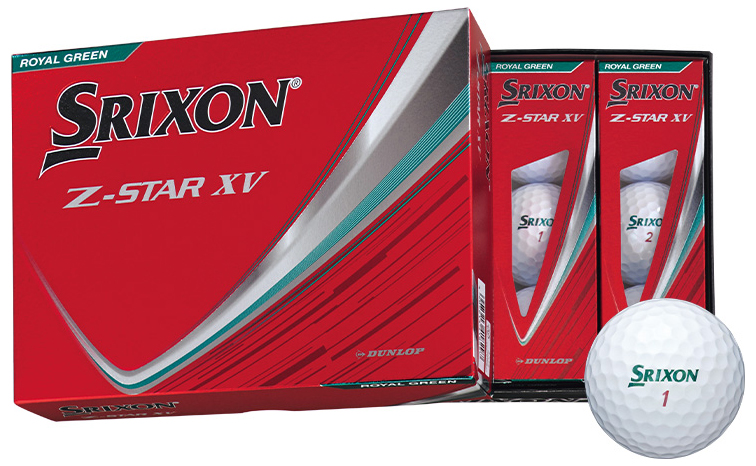 ダンロップ　スリクソン SRIXON-ZSXV9-GRN-12P スリクソン Z-STAR XV 2025年モデル ゴルフボール 1ダース 12個入り（ロイヤルグリーン） SRIXONZSXV9GR