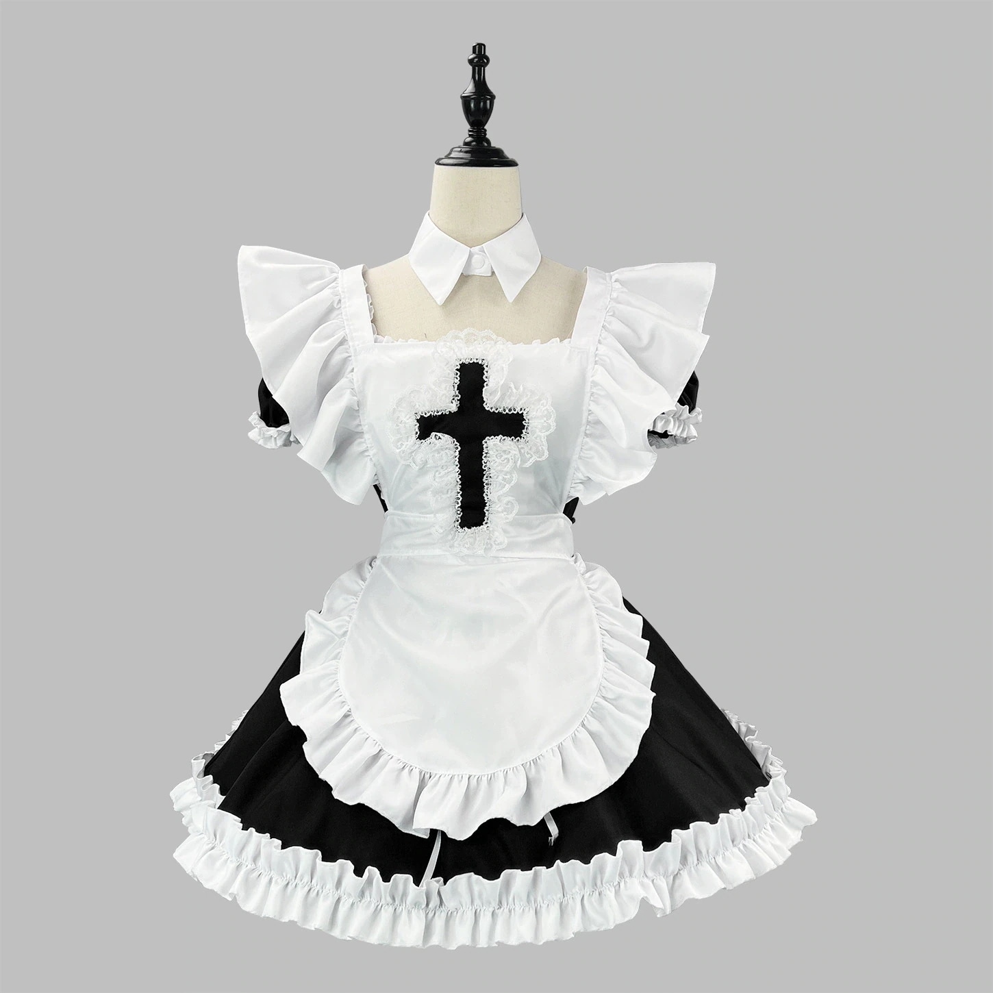 3日出荷 半袖 メイド かわいい ロールプレイ cosplay ロリータ メイド服ワンピース 春服 レディース