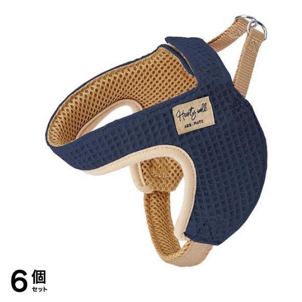 アドメイト ハーティウォーク ハーネス S 小型犬用胴輪 ネイビー 1個入 (A57668) 6個セット