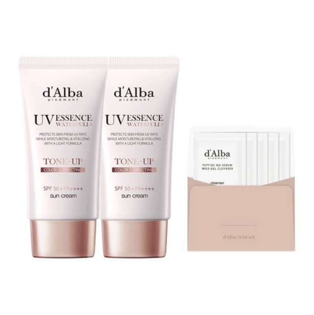 ウォータープル トーンアップ 日焼け止め SPF 50 + PA +++ 50ml*2 + 弱酸性ジェルクレンザー 15ml*1 (紫外線遮断.角質ケア) 8,162円