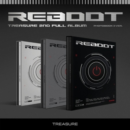 (先行予約特典ショップ特典選択)(PHOTOBOOK VER３種セット)TREASURE- 2ND FULL ALBUM [REBOOT]
