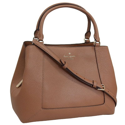 美品　ケイトスペード　レナ　サッチェル　レザー　2WAY　ハンドバッグ　ブラウン Qoo10] Kate Spade ケイトスペード バッグ レディース 2W