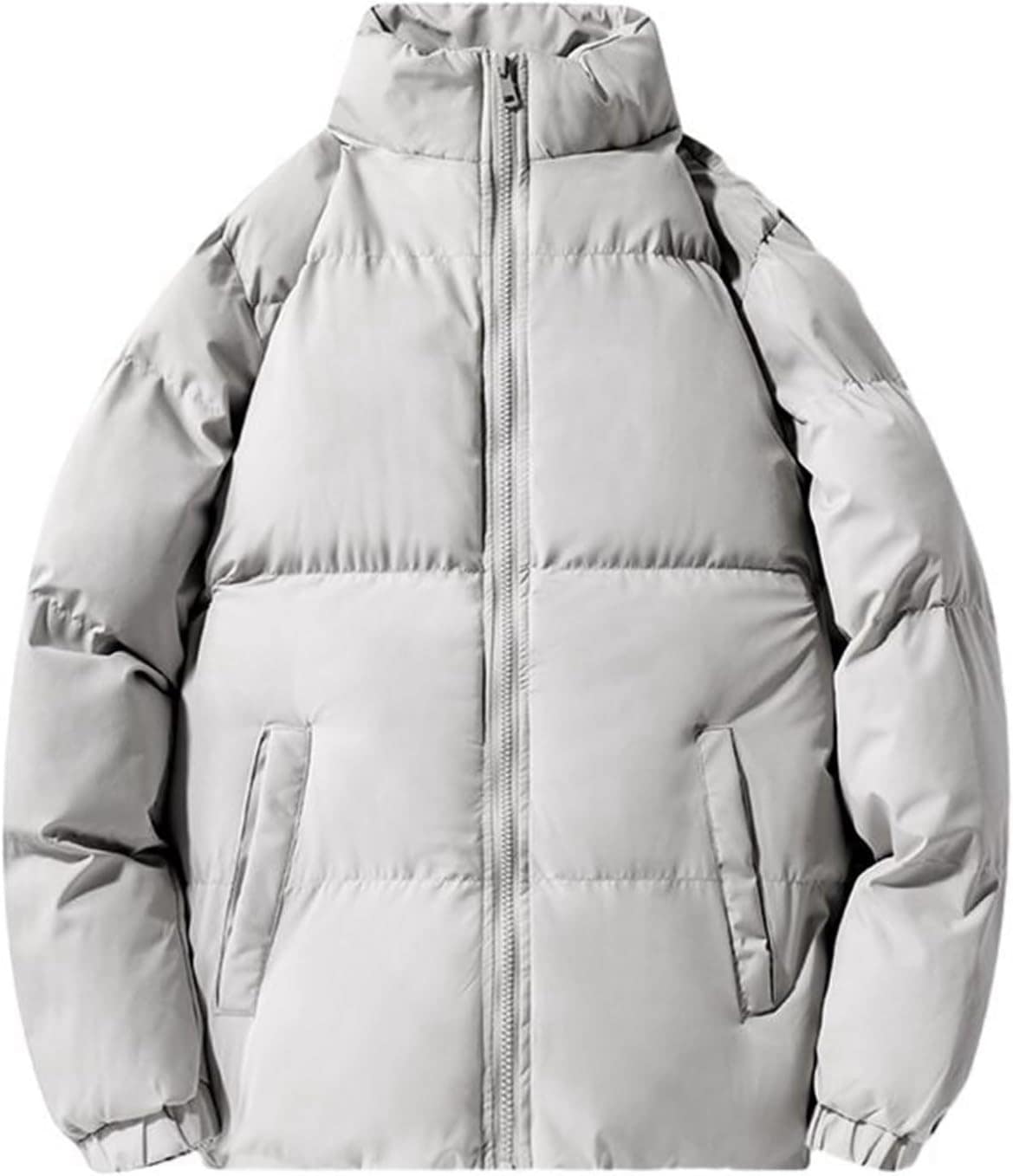 防寒着 中綿ブルゾン レディース メンズ 暖かい服 長袖コート 保温ジャケット 立ち襟 ジップアップ ショート丈 アウター カジュアル 厚手 防風トップス 20代 30代 秋冬 大きいサイズ