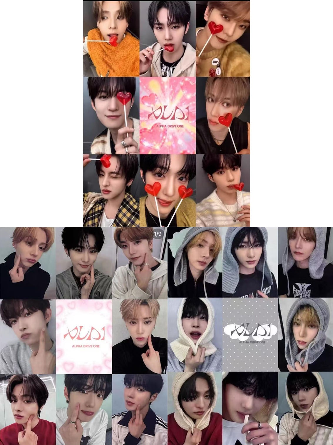 正規品　ALD1 ALPHA DRIVE ONE ment mpm 特典 全員８枚セット