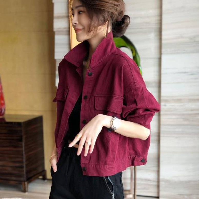 トップス シャツ ショート ショート丈 長袖 襟付き かわいい 大人可愛い シンプル カジュアル 5,461円