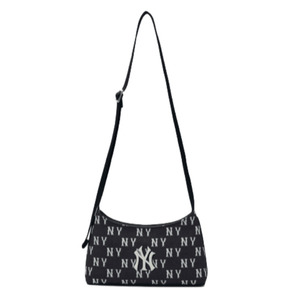 【espa karina着用 】クラシックモノグラム ジャカード クロスバッグ NY (Black)