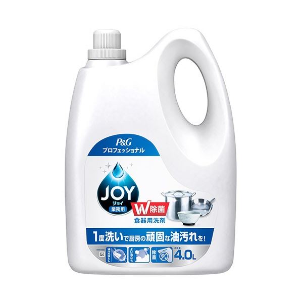 （まとめ）除菌ジョイ コンパクト 業務用 4L 1本 [x3セット]