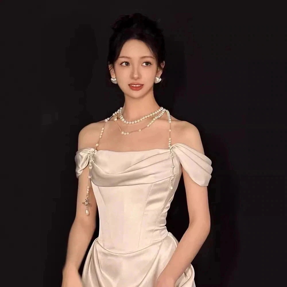 大好評！営业促进 二次会 今恋ウェディングドレス 成人式 結婚式 パーティードレス 11 ロングドレス お呼ばれ ワンピース 前撮り 白 サイズオーダーメイド可能 演奏会 ウェディング 花嫁