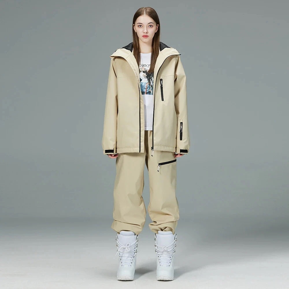 上下セット スノーボードウェア 韓国ファッション スポーツシリーズ スノーボードウェア