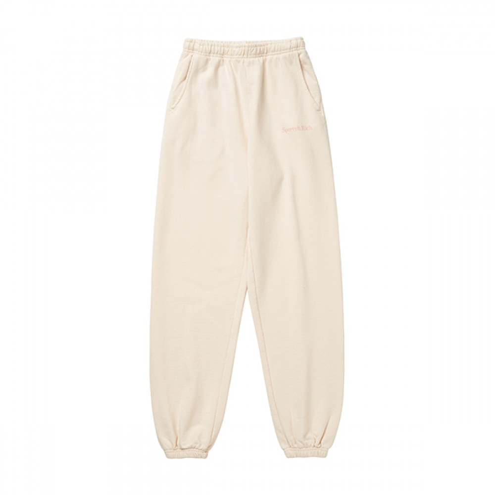 スポーティー＆リッチ SW631CR SERIF (セリフ) ロゴパブリックロングパンツ