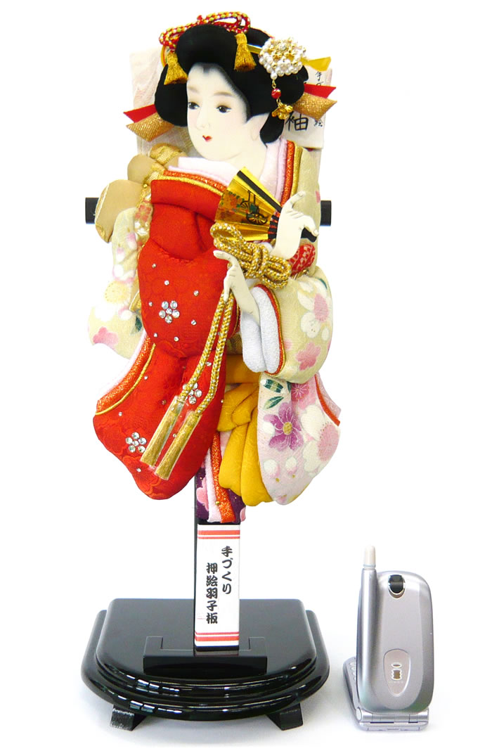 羽子板 初正月 初節句 厄除け 出し飾り かわいい 立体 振袖 道成寺 送料無料 ｺﾝﾊﾟｸﾄ ﾐﾆ 新作 秀光 限定品 目玉商品 お買得 人気 ランキング P6165
