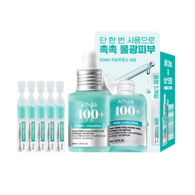 [韓国人気美容液] pdrn ヒアルロン酸カプセル100 セラム, 30ml (+1mlX5ea)