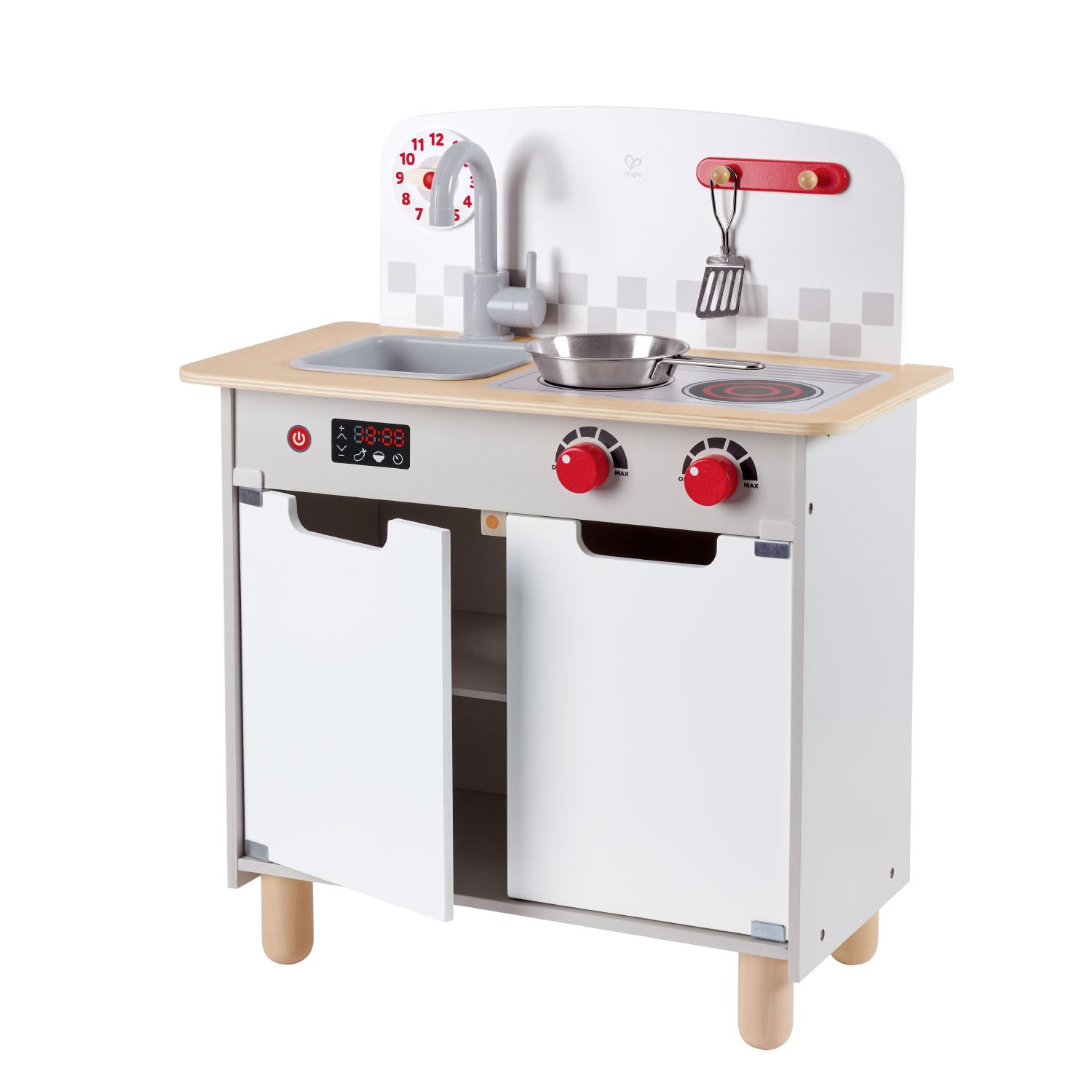 Hape(ハペ) おままごとキッチン 27.3×55×66.5cm 3才以上 木製 おままごと おもちゃ E8829