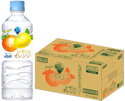 他サイト： ダイドー ミウ レモン&オレンジ 550ml×24本 ペットボトルの商品画像