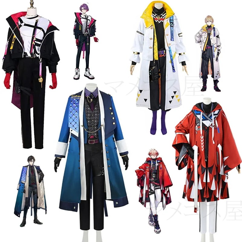 【一部分3日内出荷】コスプレ ハロウィン 学園祭 ハロウィン vtuber バーチャル 仮装 セラフダズルガーデン 楽奏斗 渡会雲雀 衣装 コスプレ 四季凪アキラ 全セット 新衣装 イベント用品