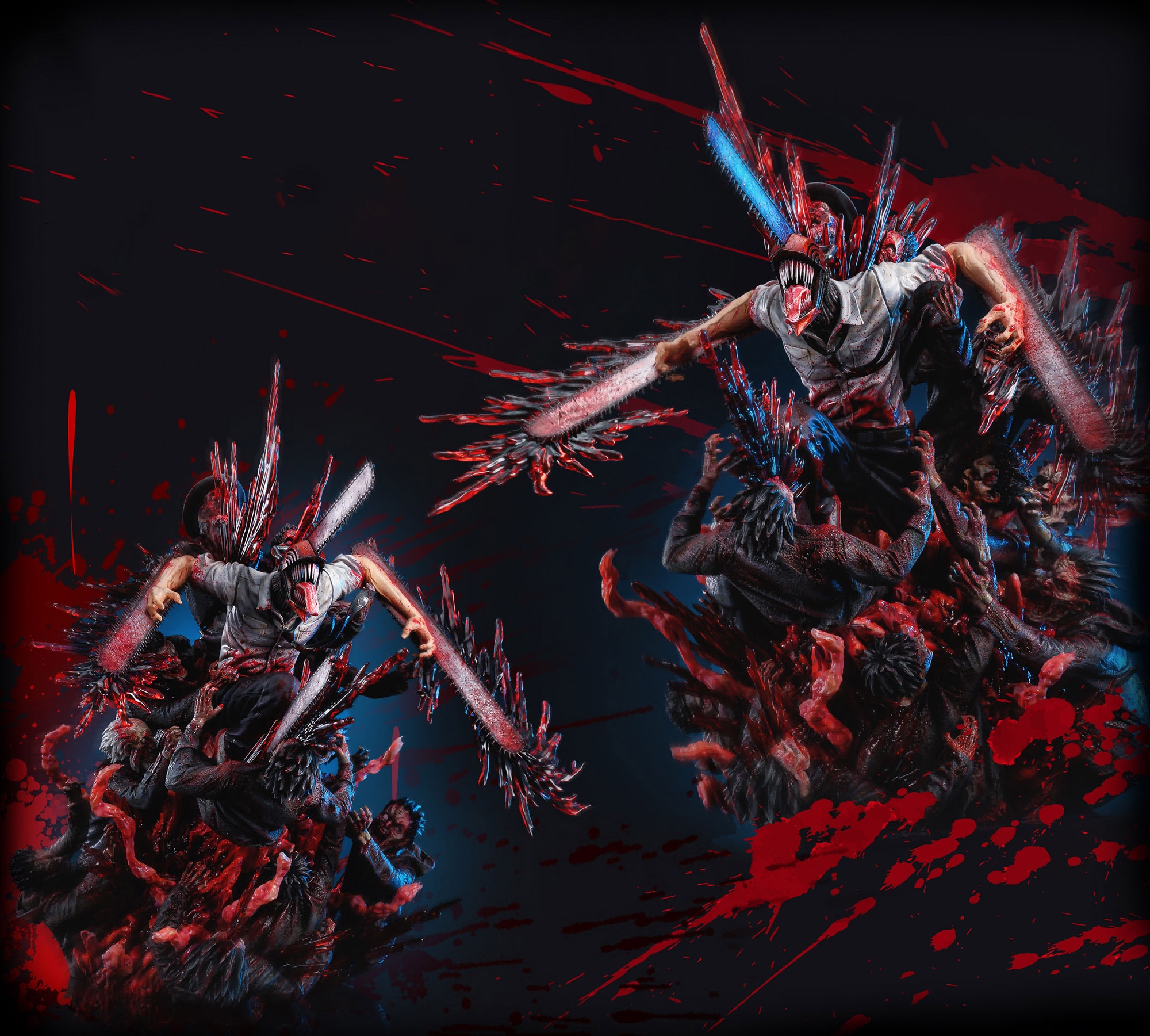 デンジ フィギュア 1/6スケール 塗装済み完成品 ガレージキット Y.Y.S 限定販売 スタチュー