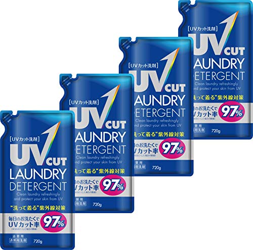 UVカット 洗濯洗剤 液体 ベビーフローラルの香り 詰替 SALE 90%OFF 早い者勝ち 720ｍｌ 4個セット