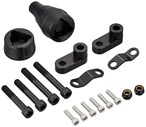 色：ブラック キジマ(Kijima) バイクパーツ ボディスライダー ブラック YZF-R25/YZ