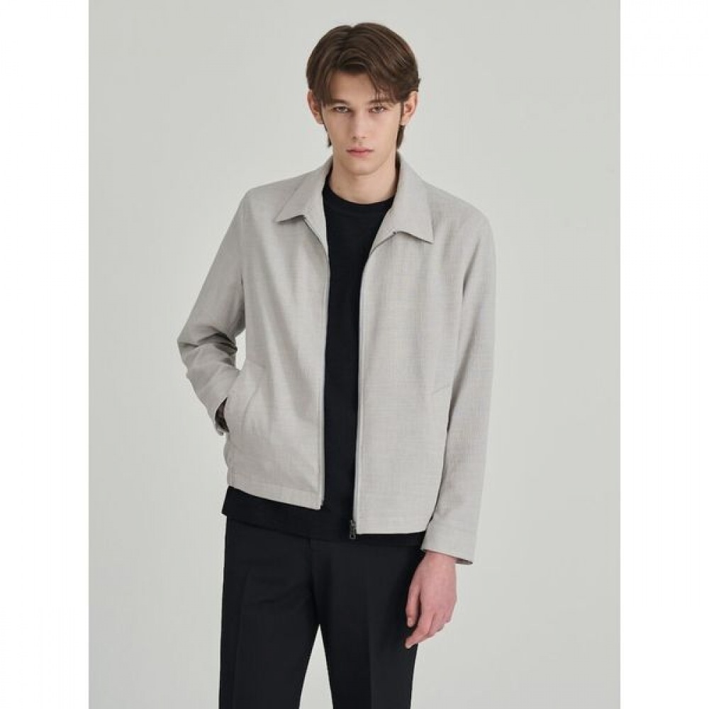 [Logadis] ナチュラルエクステリアポリドリズラージャケットライトグレー (RY5239P312)