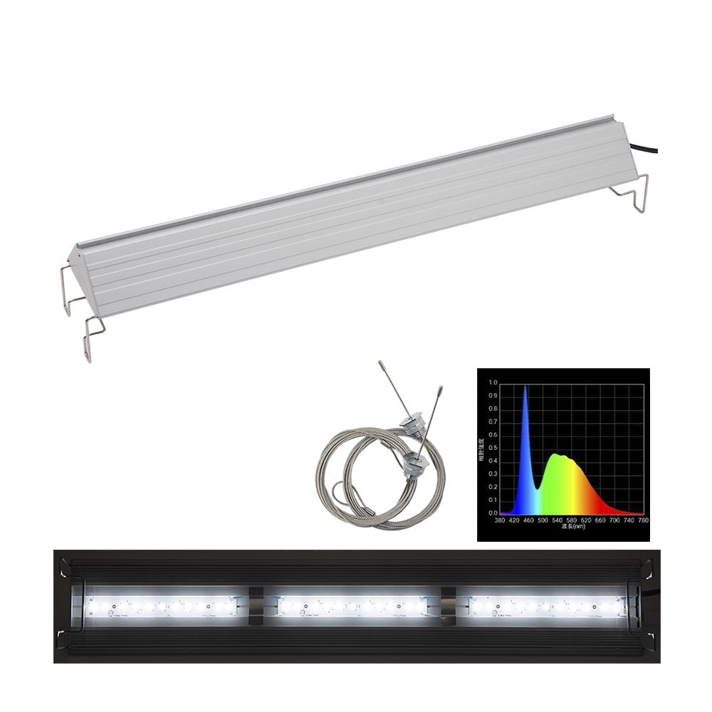 アクロ　ＴＲＩＡＮＧＬＥ　ＬＥＤ　ＢＲＩＧＨＴ　６００　４２００ｌｍ　高光量　水草　水槽　照明　熱帯魚　アクアリウム　ライト　６０ｃｍ　ＣＲＣ10―15―10―40―10