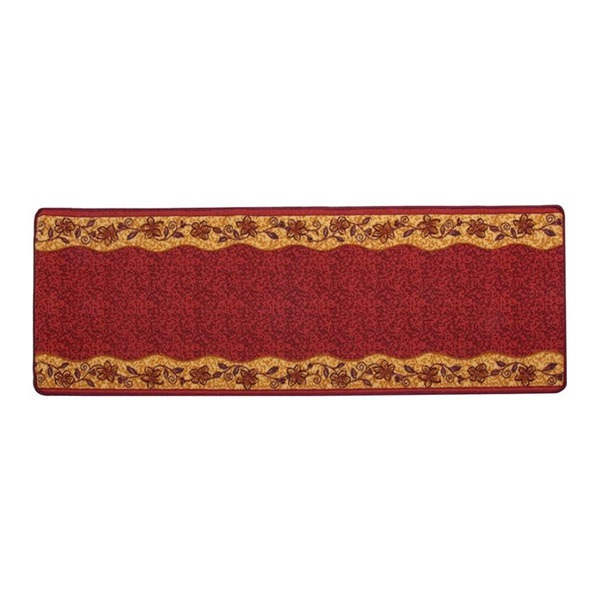2003450 廊下敷 ナイロン100％ リーガ レッド 67540cm 滑りにくい加工 メーカー直送