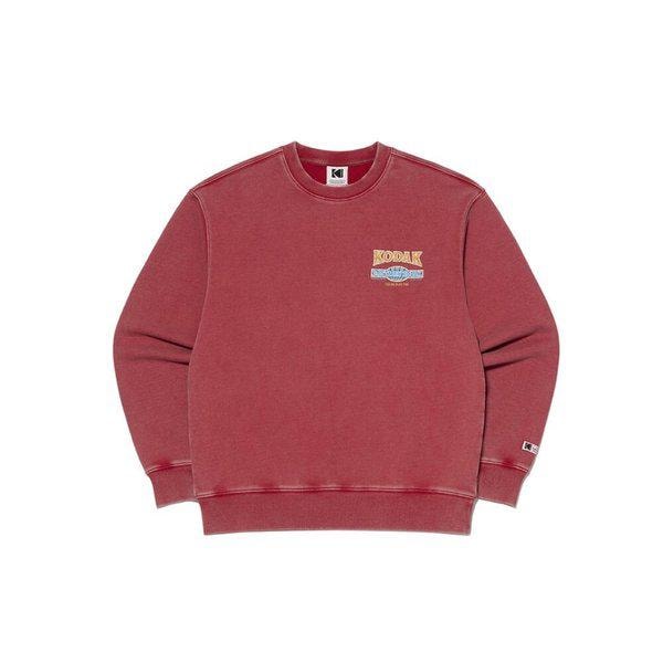 アパレル スノー ウォッシング グラフィック トレーナー RED K6123LFSO1RED