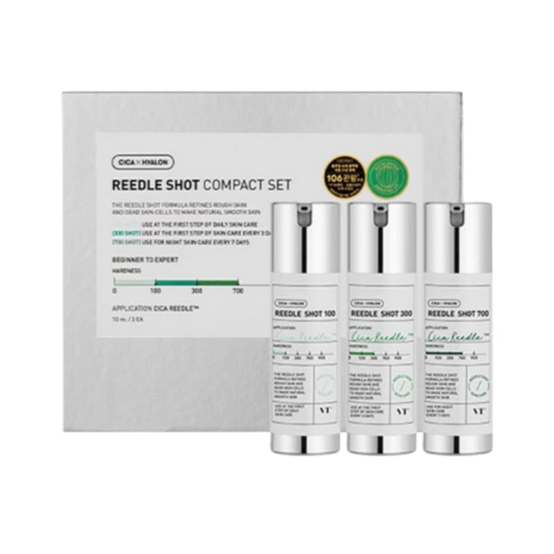 リドルショット ミニチュア 10ml 3点コンパクトセット100ml300ml700ml針ニキビ肌荒れツボクサエキスニキビ跡クリーム脂性肌 スキンケア脂性肌-韓国美容液 ハリコスメ美容液