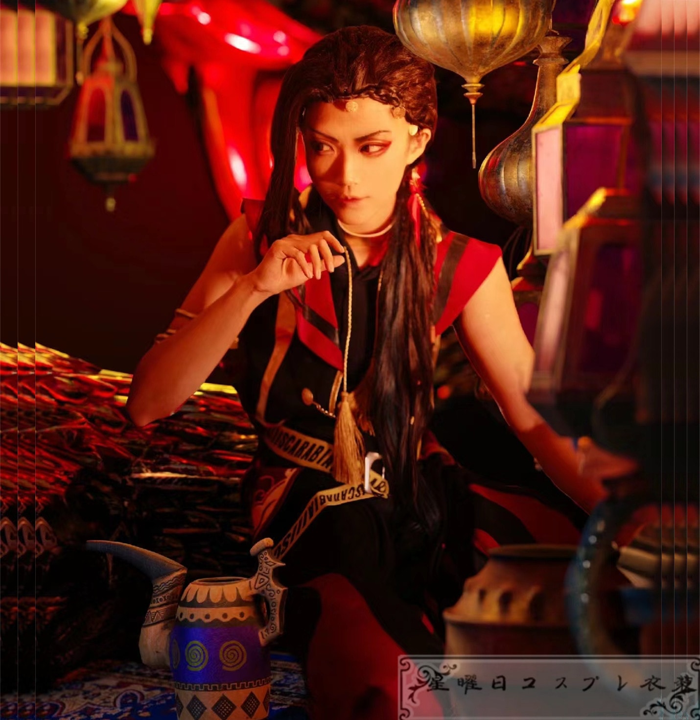 ツイステ スカラビア寮 ジャミルバイパー jamil コスプレ衣装 コスチューム 11,542円