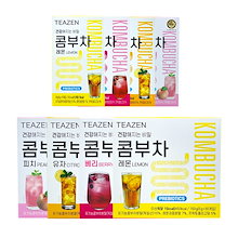 ティーゼン BTS 愛飲 コンブチャ レモン ベリー ゆず ピーチ 10ea / 30ea