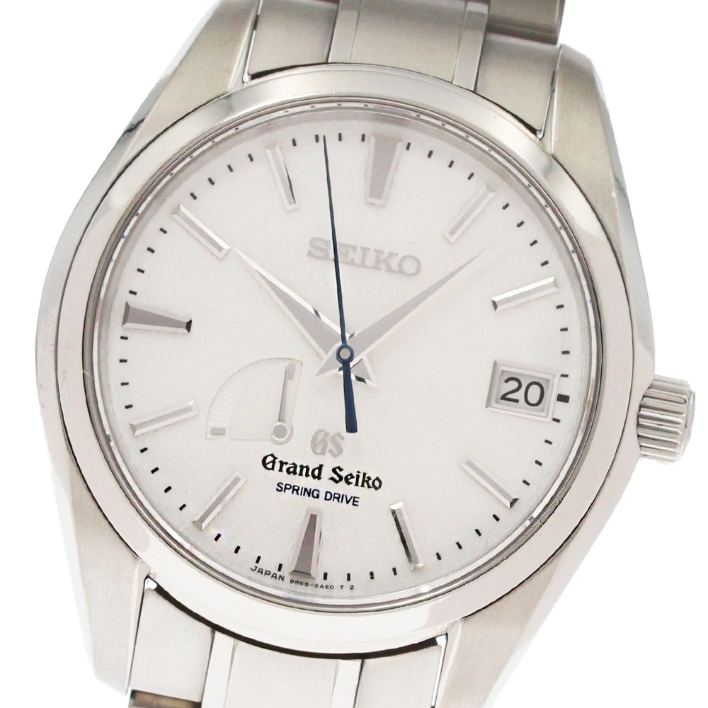 セイコー SEIKO SBGA011/9R65-0AE0 グランドセイコー パワーリザーブ デイト スプリングドライブ メンズ メーカーOH済 _864753【中古】