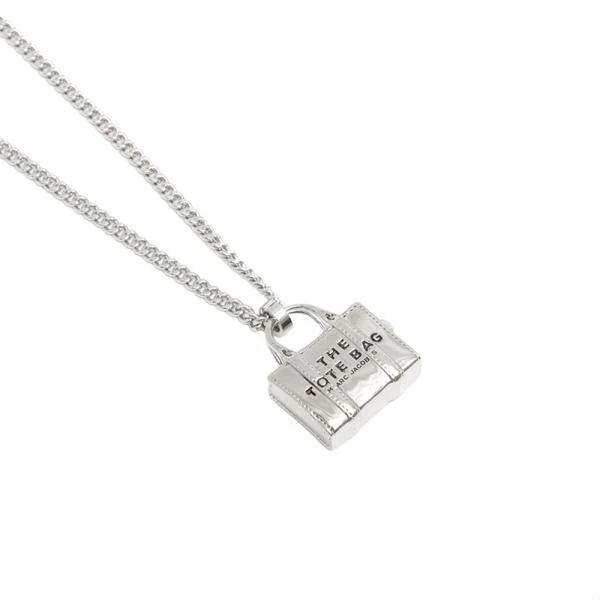THE TOTE BAG PENDANT ネックレス 2P3JNC001J45-029 totebagチャーム レディース シルバー 並行輸入品