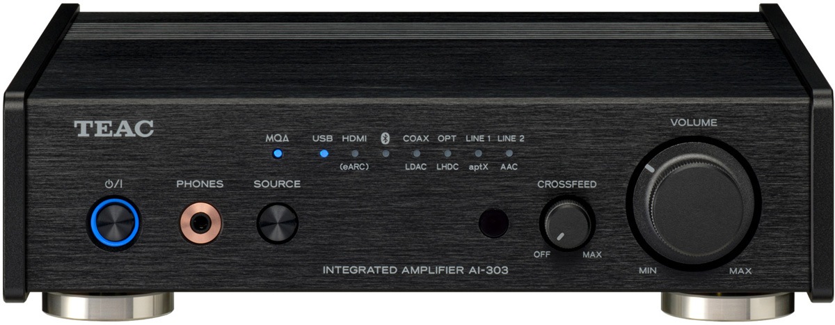 ティアック AI-303-B HDMI入力対応USB DAC/ステレオプリメインアンプ（ブラック） AI303B