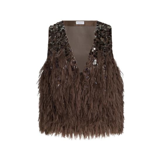 BRUNELLO CUCINELLI Women Tops MQ985HW606 C3653 BROWN