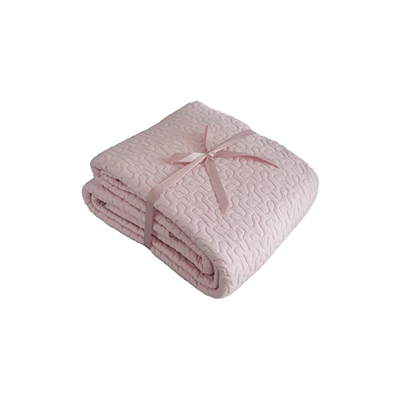 グラムスタイル イブル ラグ キルティングマット 綿100％ 3畳 190x240cm 洗える 滑り止め付 イブルマット ベビーマット ピンク