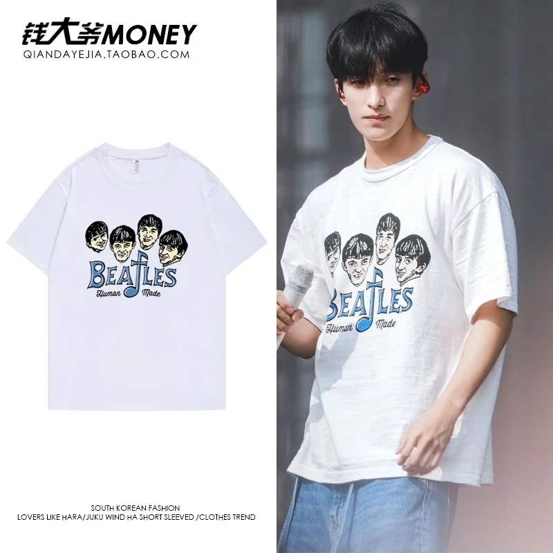 【急速出荷!2枚購入で300円 OFF!】dk 李書民 半袖tシャツ レディース 春夏 プリント コットン トップス 半袖2枚購入でカード1パスケース 6,421円