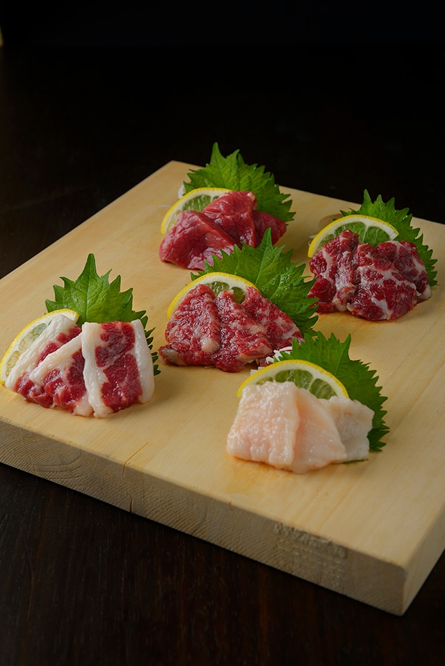 【熊本直送馬刺し】国産馬刺し5種盛りセット合計250g