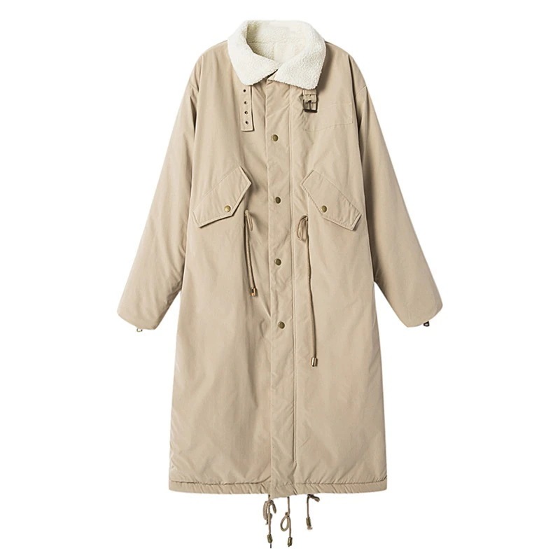 秋 冬 アウター レディースファッション コート 厚手 ロングコート ファーコート 人工