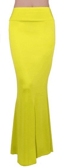 3280．マーメイドタイトきれいめボトムス(イエロー)　2019春夏　マーメイド　美ライン　ハイウェスト　お出かけ お呼ばれ　女子会　普段使い