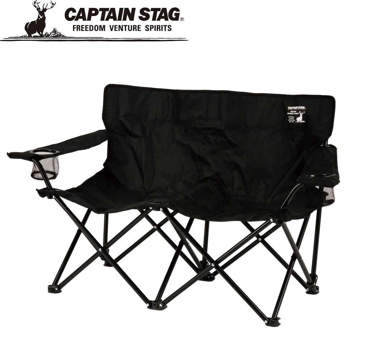 キャプテンスタッグ UC-1877 グラシア イスベンチ(ブラック) UC1877キヤプテンスタツグ