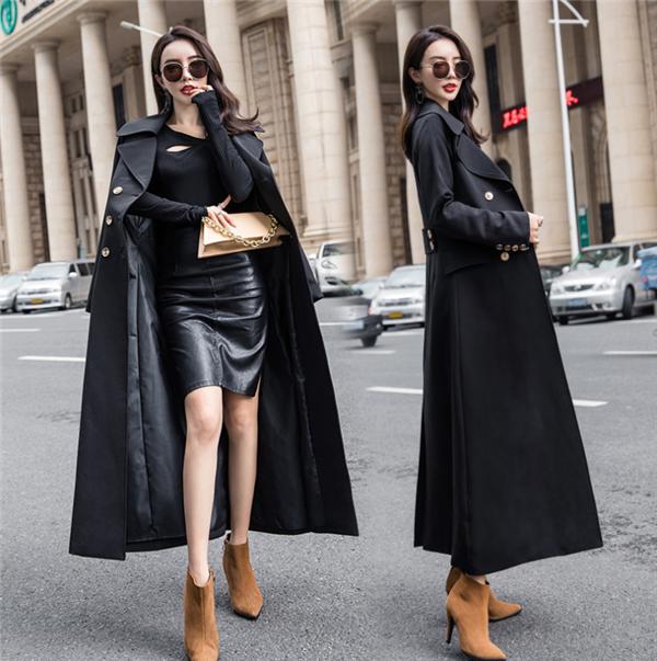 超ロングコート　トレンチコート　チェスターコート 40代 体型カバー ロングコート 着痩せ レディーダウンジャケット・コート