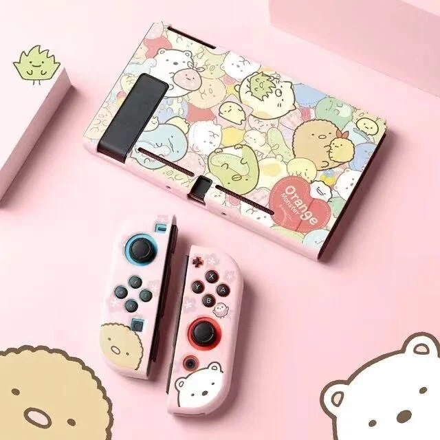 ニンテンドースイッチシェルスプリットゲームコンソールtpu保護カバーNSハンドヘルド 8,533円