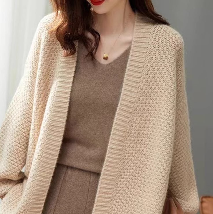 ニット ルーズ セーター カーディガン オーバーサイズ 長袖 かわいい 大人可愛い きれいめ シンプル カジュアル 大人 上品 おしゃれ お洒落 かっこいい レトロ 大人女子 こなれ感 ラフ キュート