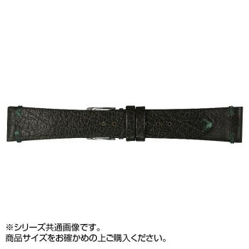 Emitta（エミッタ） 時計バンド ウーガ 19mm グリーン （美錠:銀） EU-G19