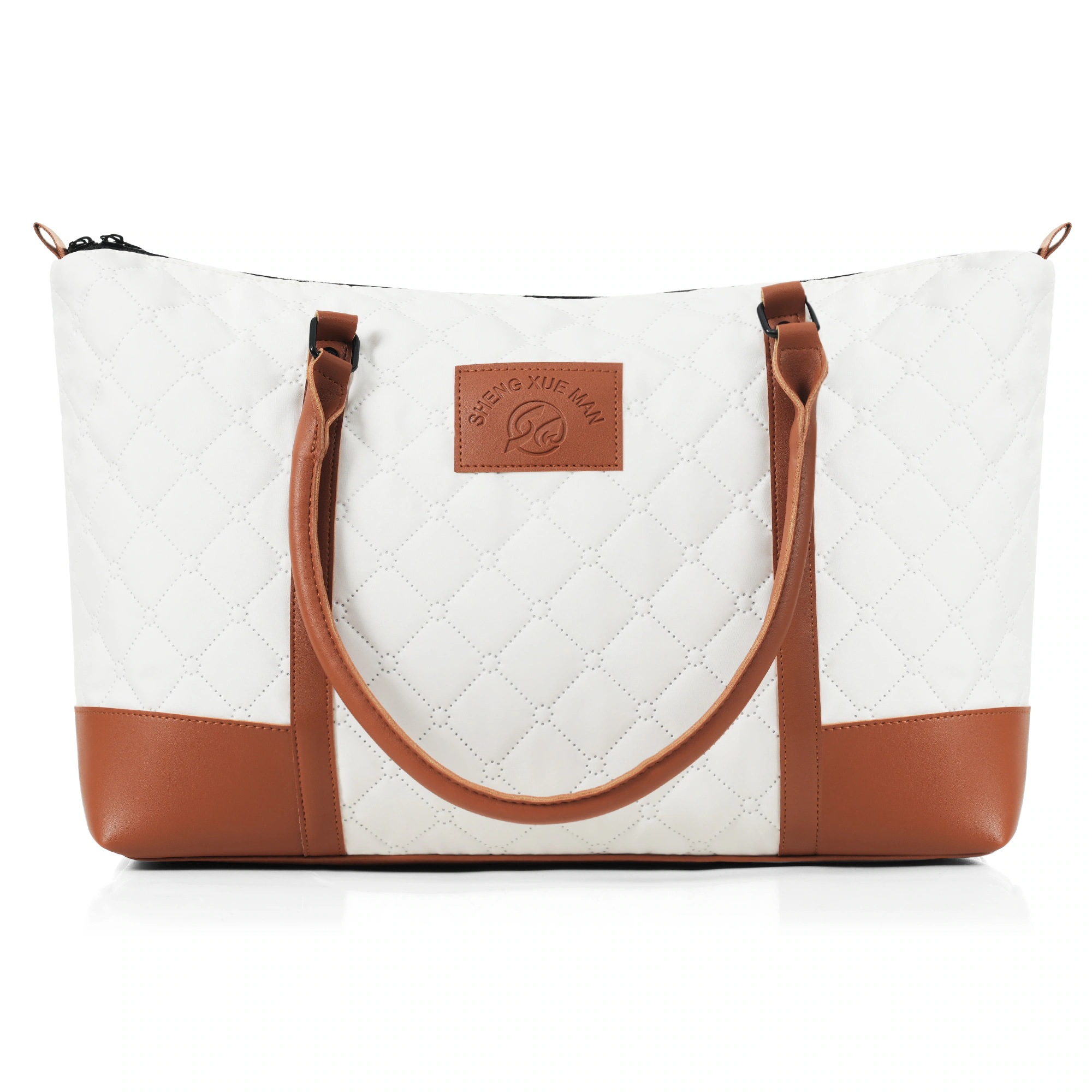 トートバッグ ハンドバッグ レディース バッグ 手提げ 軽量 ファスナーで閉まる 大容量 軽い かばん a4バッグ ショルダー かわいい 通学旅行GG5515 China Whit